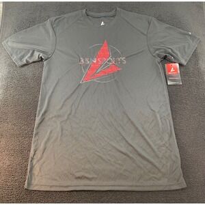 BSN Sports Performance Apparel‎ T Shirt black Short Sleeve Crew Neck Men Medium